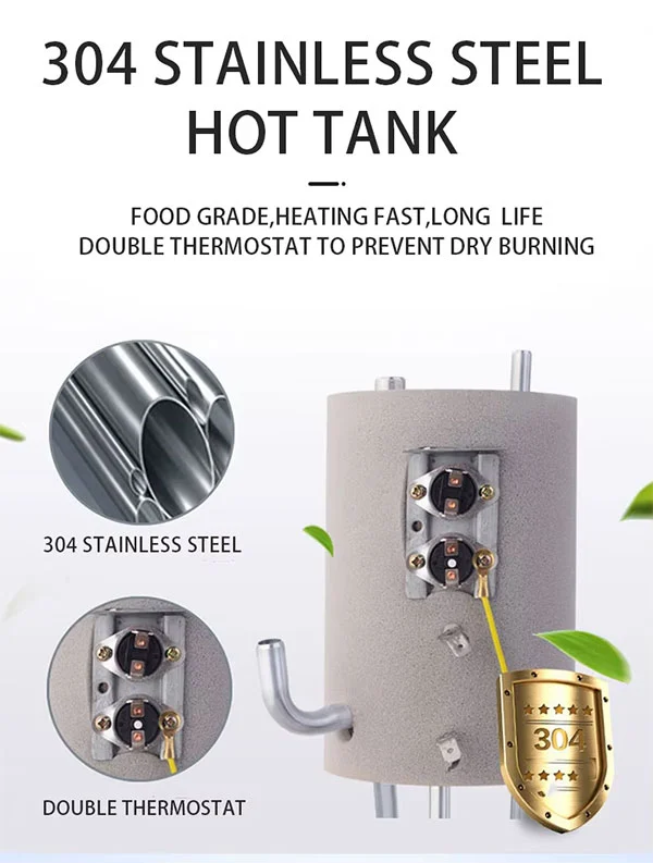Top Load Glass Door Water Dispenser