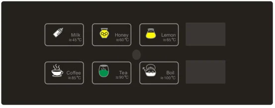Two Faucet Tea Bar Machine Water Dispenser
